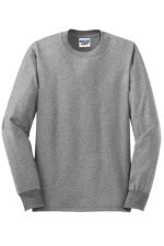 JERZEES® - DRI-POWER® 50/50 COTTON/POLY LONG SLEEVE T-SHIRT - Image 2