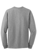 JERZEES® - DRI-POWER® 50/50 COTTON/POLY LONG SLEEVE T-SHIRT - Image 3