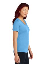 SPORT-TEK® LADIES POSICHARGE® COMPETITOR™ V-NECK TEE - Image 2