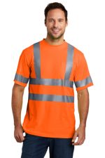 CORNERSTONE® - ANSI 107 CLASS 3 SHORT SLEEVE SNAG-RESISTANT REFLECTIVE T-SHIRT