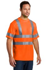 CORNERSTONE® - ANSI 107 CLASS 3 SHORT SLEEVE SNAG-RESISTANT REFLECTIVE T-SHIRT - Image 2