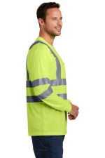 CORNERSTONE® - ANSI 107 CLASS 3 LONG SLEEVE SNAG-RESISTANT REFLECTIVE T-SHIRT - Image 6