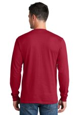 PORT & COMPANY® LONG SLEEVE CORE COTTON TEE - Image 6