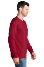 PORT & COMPANY® LONG SLEEVE CORE COTTON TEE - Image 2