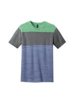 DISTRICT® YOUNG MENS TRI-BLEND PIECED CREWNECK TEE - Image 3