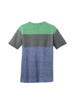 DISTRICT® YOUNG MENS TRI-BLEND PIECED CREWNECK TEE - Image 4