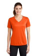 SPORT-TEK® LADIES POSICHARGE® RACERMESH® V-NECK TEE