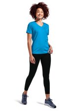 SPORT-TEK® LADIES POSICHARGE® RACERMESH® V-NECK TEE - Image 5