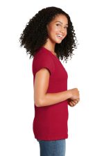 GILDAN SOFTSTYLE® LADIES FIT V-NECK T-SHIRT - Image 2