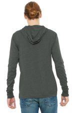 BELLA+CANVAS ® UNISEX JERSEY LONG SLEEVE HOODIE - Image 6