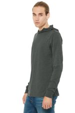 BELLA+CANVAS ® UNISEX JERSEY LONG SLEEVE HOODIE - Image 3