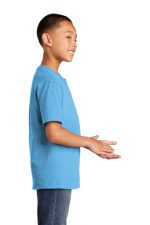 PORT & COMPANY® YOUTH CORE COTTON DTG TEE - Image 3