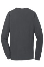 PORT & COMPANY® BEACH WASH® GARMENT-DYED LONG SLEEVE POCKET TEE - Image 4