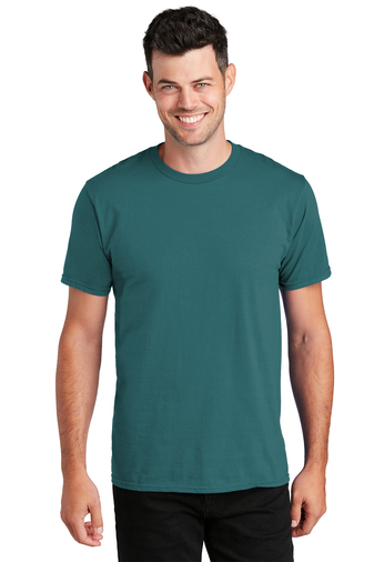 7449-MarineGrn-1-PC450MarineGrnModelFront4-337W PORT & COMPANY® FAN FAVORITE™ TEE - Image 1